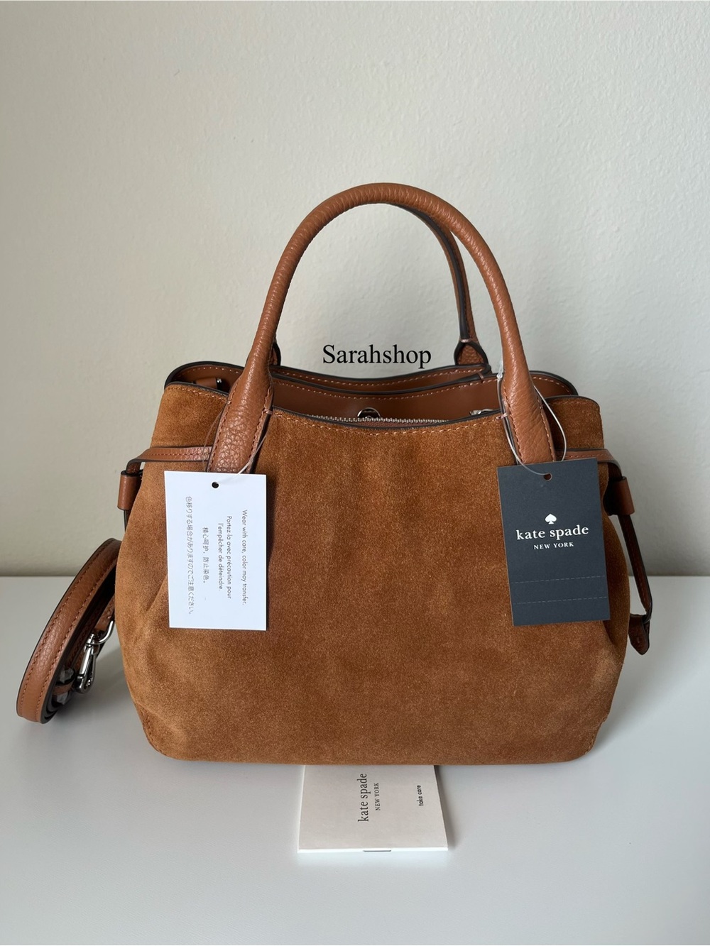 ♠️Kate Spade Dumpling Suede Satchel - Picture 3 of 11